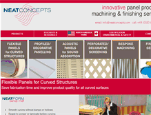 Tablet Screenshot of neatconcepts.com